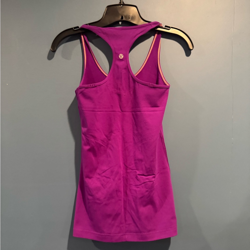 Lululemon Magenta CRB Tank - Size 4/6 - Picture 2 of 3